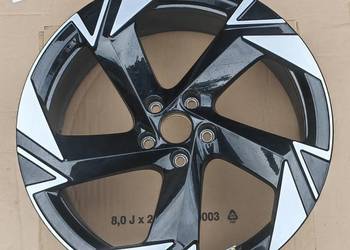 2GV601025K FZZ VW T-Roc 8JX20'' 5x112 ET45 Alum.błyszczące/czarne