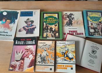Zestaw książek 9 szt. Alfred Szklarski Przygody Tomka i Mark Twain Zestaw książek 9 szt. Alfred Szklarski Przygody Tomka i Mark Twain