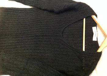 Czarny Sweter Damski ZARA rozm / M Moher 22% Wełna 8%