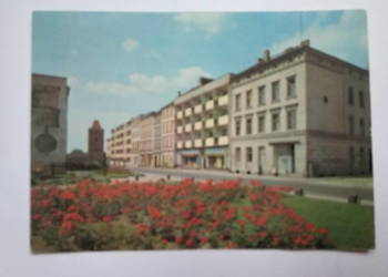 Pocztówka czysta ze znaczkami! Z lat 80-tych Oleśnica