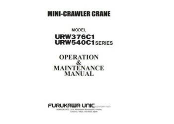 FURUKAWA URW376C1, URW540C1 instrukcja obsługi