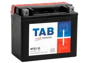 Akumulator motocyklowy TAB YTX12-BS (MYTX12-BS) 12V 10Ah 130