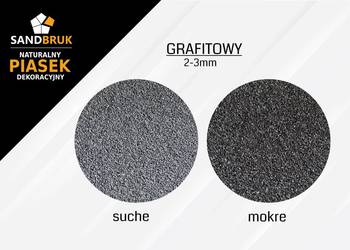 Suchy Piasek Bazaltowy Fuga Zasypka Do Kostki Grafit 2-3 mm
