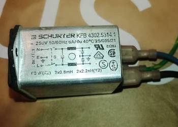 Gniazdo zasilające C14  włącznik Schurter kfb 4302.5314.1