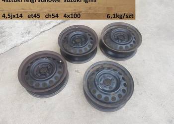 felgi stalowe r14" cali 4,5jx14 et45 ch54 4x100 suzuki ignis
