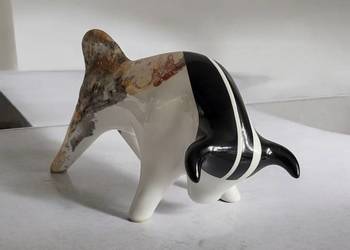 BYK Znak zodiaku Figurka Byczek ceramiczny, ręcznie malowany