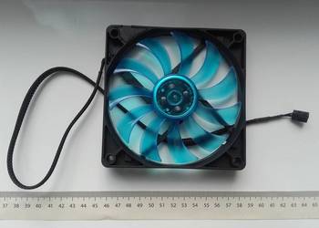 Wentylator Slim Gelid Slim 12 UV Blue 120mm x 15,8mm używany