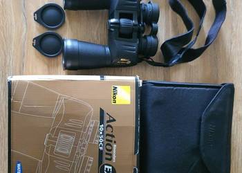 Lornetka Nikon Action EX 10x50 CF Waterproof z Akcesoriami