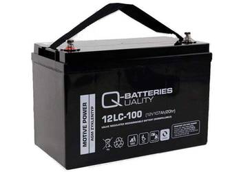 Q-Batteries GEL AGM 12V 107Ah 100Ah Specpart