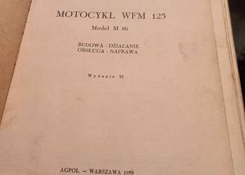 Wfm m06-125 instrukcja obsługi 1959r