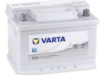 Akumulator VARTA D21 61Ah 600A - SOSNOWIEC