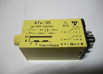 Przekażnik czasowy RTx35 zakres do 120 sekund 110V50Hz