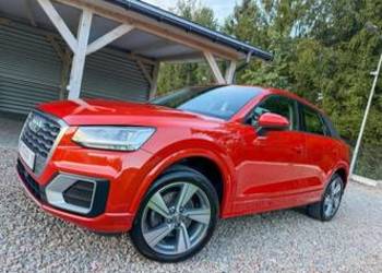 AUDI Q2 CZERWONA POMARAŃCZA