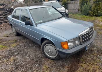MERCEDES 190E 1987r ORYGINALNY LAKIER AUTOMAT
