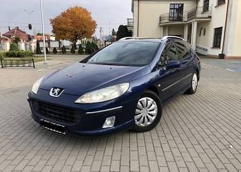 Peugeot 407 XENON 2.0d 136 KM Panorama Półskóry Oryginalny Lakier z Niemiec