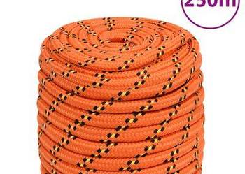 vidaXL Linka żeglarska, pomarańczowa, 16 mm, 250 m, polipropylen(sku152681)