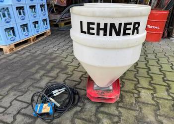 Siewnik poplonu 12V LEHNER Niemiecki solarka rozsiewacz soli żwiru piasku