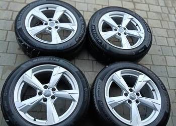 Alufelgi Audi 5x112 ET39 18 cali z oponami Michelin Primancy 4