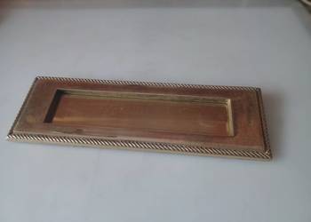 Wrzutka na listy. Mosiądz.