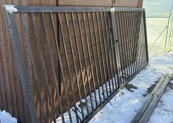 Brama dwuskrzydłowa 4x1,5m + słupy