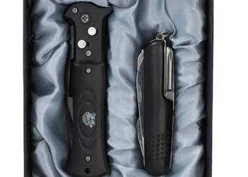 Zestaw Prezentowy Scyzoryk Wielofunkcyjny i Sprężynowy w Komplecie Gentelo