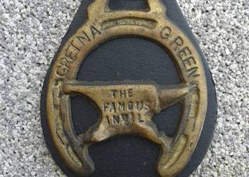 Zabytkowa pamiątka z Gretna Green the famous anvil.