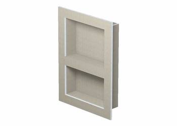 PÓŁKA ŁAŹIENKOWA LUX ELEMENTS RELAX-NI-L LREL8202 559 x 406 x 89 mm SZARA