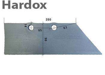 Lemiesz przedpłużka HARDOX 10732/P części do pługa GOIZIN