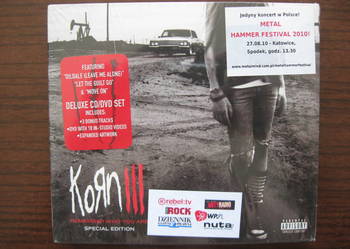 KORN III Remember Who You Are (CD+DVD) Nowa.Folia. Unikat!!!