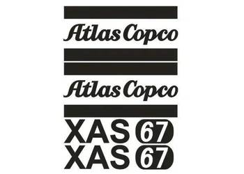 Naklejki oklejenie ATLAS COPCO XAS 67 Zamiennik