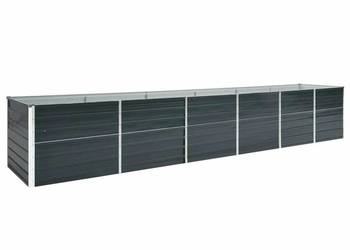 vidaXL Podwyższona donica z galwanizowanej stali 480x80x77 cm(SKU:47071)