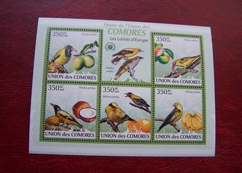 Komory 2009 MNH Fauna Ptaki