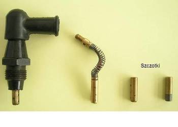Szczotkotrzymacz EMS-2A, zestaw montażowy S2A-0-02, szczotka S2A-0-03
