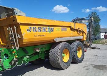 Przyczepa Joskin trans ktp 22 50 skorupa mulda hardox wywrotka krampe beco