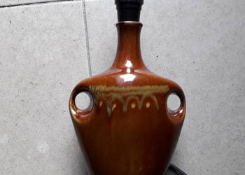 Unikatowa lampa ceramiczna prl Warsowin POLAND