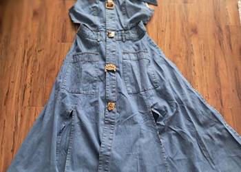 nowa długa zapinana sukienka jensowa rozmiar XS