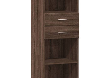 Wysoka szafka brązowy dąb 45x425x124 cm WM-846172