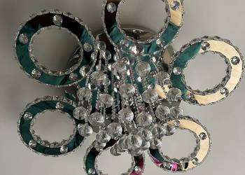 Elegancki lustrzany plafon 80 cm