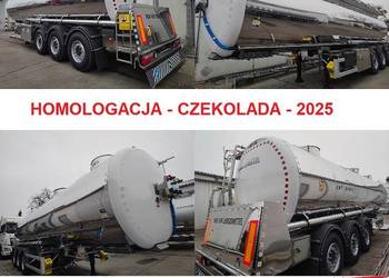 Cysterna do czekolady, poj. 31 tyś. l.; 2 komory, rok prod. 2025