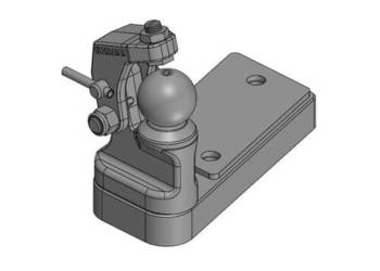 Zestaw zaczepowy K50® lewy z urządzeniem przytrzymującym dla 45-50 mm (HVL…