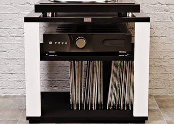 Szafka rtv audio pod gramofon, komoda hifi stolik FOS