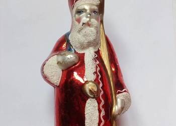stara duża bombka Mikołaj vintage