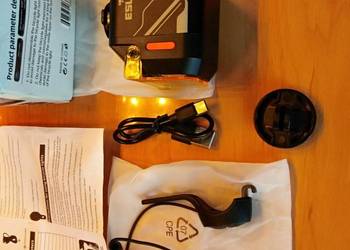 Lampka,światło do roweru przód,szosa gravel mtb 4000 mAh,usb C,nowa pilot