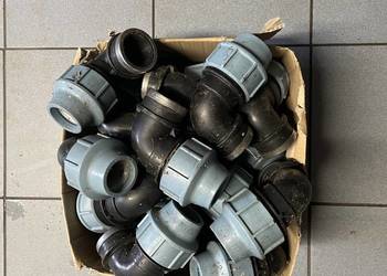 Kolano skręcane do rury PE fi 40 gwint wewnętrzny do wody PN16