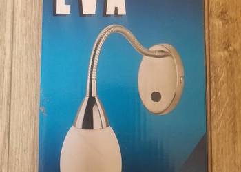 Kinkiet EVA Ans Lighting E-14 40W biały klosz ruchome ramię Nowy