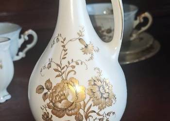 Wazonik- amfora. Róże ze złotem i czernią. Royal Plateel Bak Wazonik- amfora. Róże ze złotem i czernią. Royal Plateel Bak