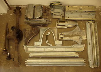Blachy Fiat 126p maluch ocynkowane reperaturka most 132 Argenta
