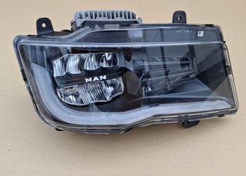 MAN LION'S COACH CITY REFLEKTOR PRAWY FULL LED LAMPA PRAWA ORYGINAŁ