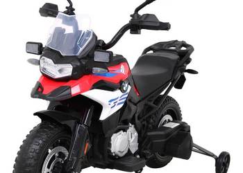 Motor Elektryczny BMW F850 GS Czerwony – 12V 7Ah, 2×35W, Koła EVA, LED, Pan