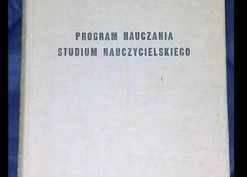 Program nauczania studium nauczycielskiego.